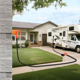 100 FT 30A RV Extension Cord STW 10AWG/3 Wire NEMA TT-30P NEMA TT-30R ETL Listed (Color: Black)