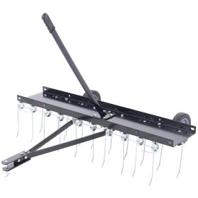 Metal Trailed Weeder (Color: Black)