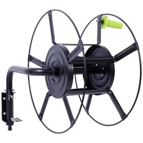 Swivel Hose Reel Wall Mount (Color: Black)