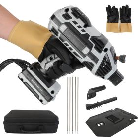 1Set 110V 120Amp Welding Machine 4600W Portable Welder Gun Hand Held Welding Machine Electric Stick Welder With 20 To 120Amp Output IGBT Inverter (Option: GreyBlack)