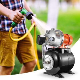 1.6 HP Shallow Well Pump With Pressure Tank 1320 GPH (Color: Orange)