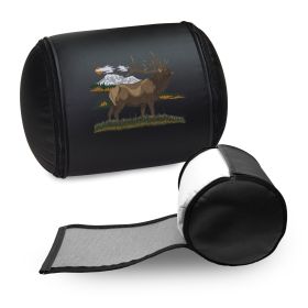 Elk-Bugling Logo Panel (Logo Panel Size: 30" Panel with Display Pillow)