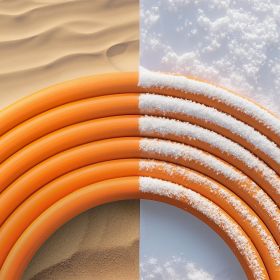 25 Ft Dryer Extension Cord 4-Prong NEMA 14-30P To 14-30R Dryer Cord 30A (Color: Orange)